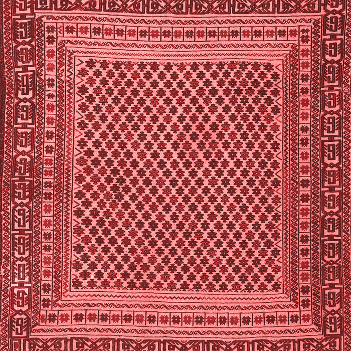 Machine Washable Southwestern Red Country Rug, wshtr2760red
