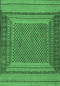 Southwestern Emerald Green Country Rug, tr2760emgrn