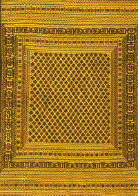 Southwestern Yellow Country Rug, tr2760yw