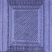 Square Southwestern Blue Country Rug, tr2760blu