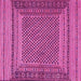 Square Southwestern Pink Country Rug, tr2760pnk