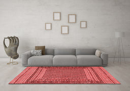 Country Red Washable Rugs