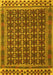 Southwestern Yellow Country Rug, tr2761yw