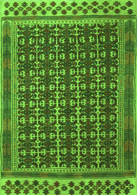 Southwestern Green Country Rug, tr2761grn