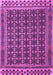 Machine Washable Southwestern Purple Country Area Rugs, wshtr2761pur