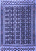 Southwestern Blue Country Rug, tr2761blu