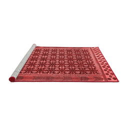 Country Red Washable Rugs