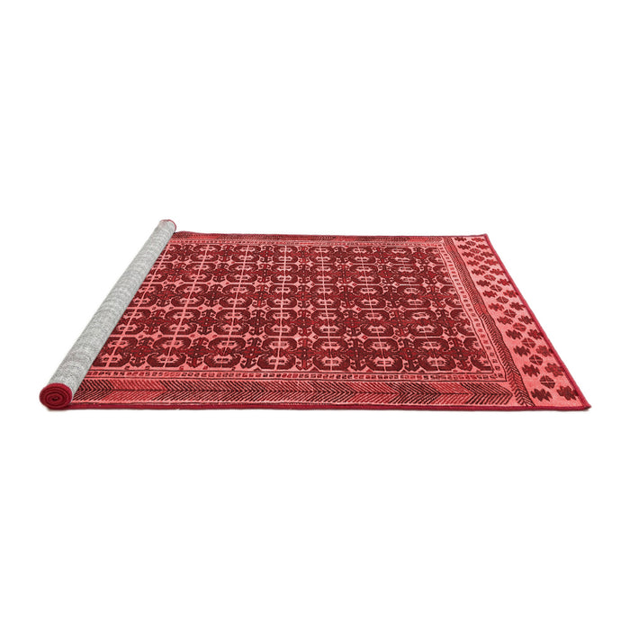 Country Red Washable Rugs