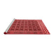 Country Red Washable Rugs