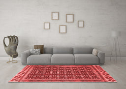Country Red Washable Rugs