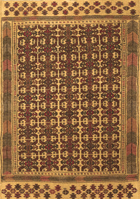 Southwestern Brown Country Rug, tr2761brn