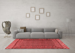 Country Red Washable Rugs