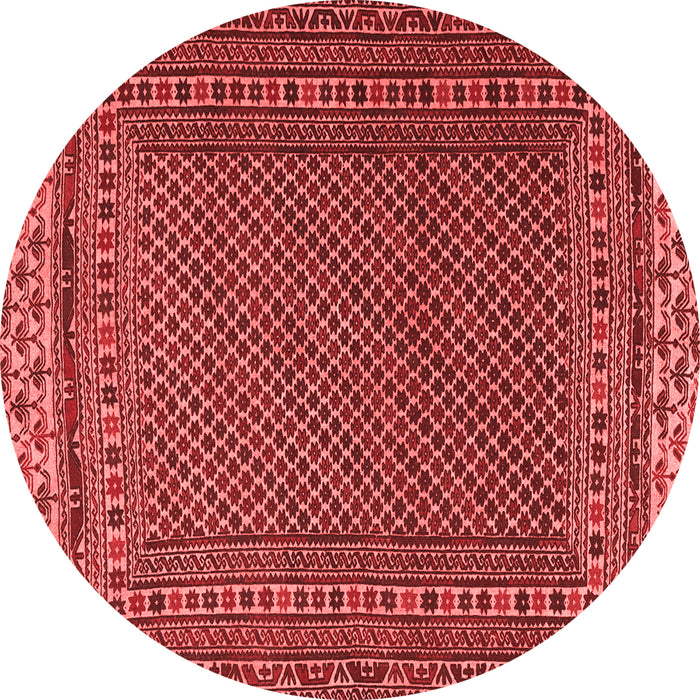 Machine Washable Southwestern Red Country Rug, wshtr2762red