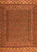 Southwestern Orange Country Rug, tr2762org