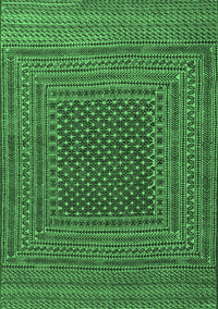 Southwestern Emerald Green Country Rug, tr2763emgrn