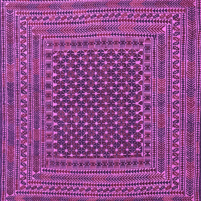 Machine Washable Southwestern Purple Country Area Rugs, wshtr2763pur