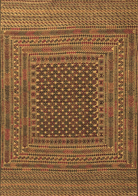 Southwestern Brown Country Rug, tr2763brn