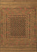 Southwestern Brown Country Rug, tr2763brn