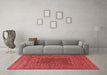 Country Red Washable Rugs