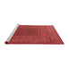 Country Red Washable Rugs