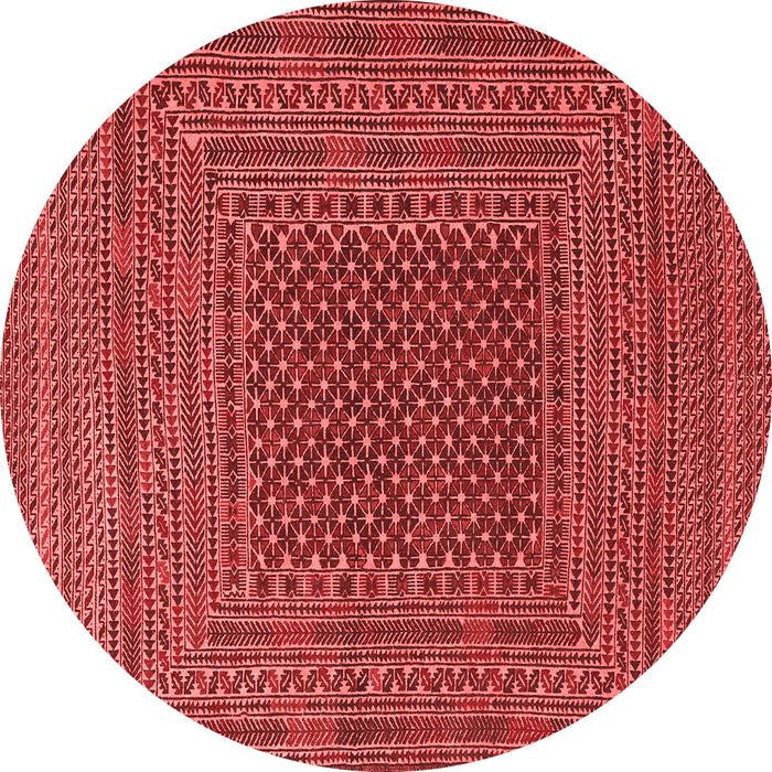 Machine Washable Southwestern Red Country Rug, wshtr2763red