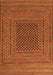 Southwestern Orange Country Rug, tr2763org