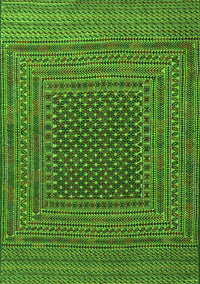 Southwestern Green Country Rug, tr2763grn