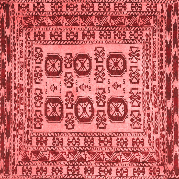 Machine Washable Persian Red Traditional Rug, wshtr2764red