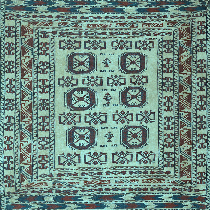 Square Persian Light Blue Traditional Rug, tr2764lblu