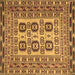 Square Persian Brown Traditional Rug, tr2764brn