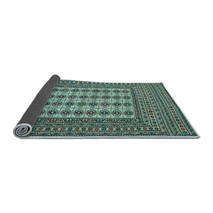Sideview of Persian Light Blue Traditional Rug, tr2765lblu