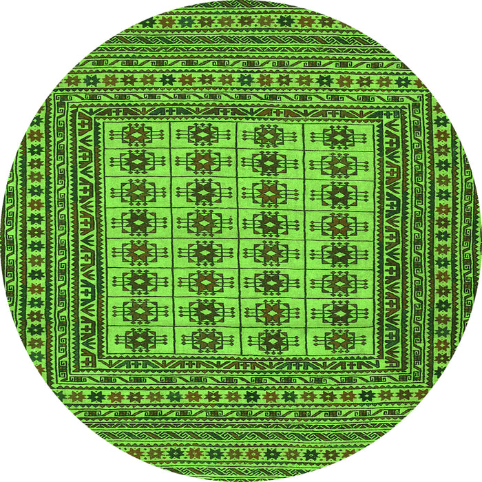 Machine Washable Persian Green Traditional Area Rugs, wshtr2765grn