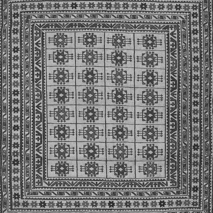 Serging Thickness of Machine Washable Persian Gray Traditional Rug, wshtr2765gry