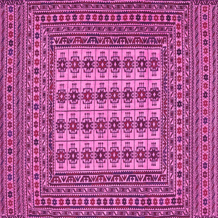 Square Persian Pink Traditional Rug, tr2765pnk