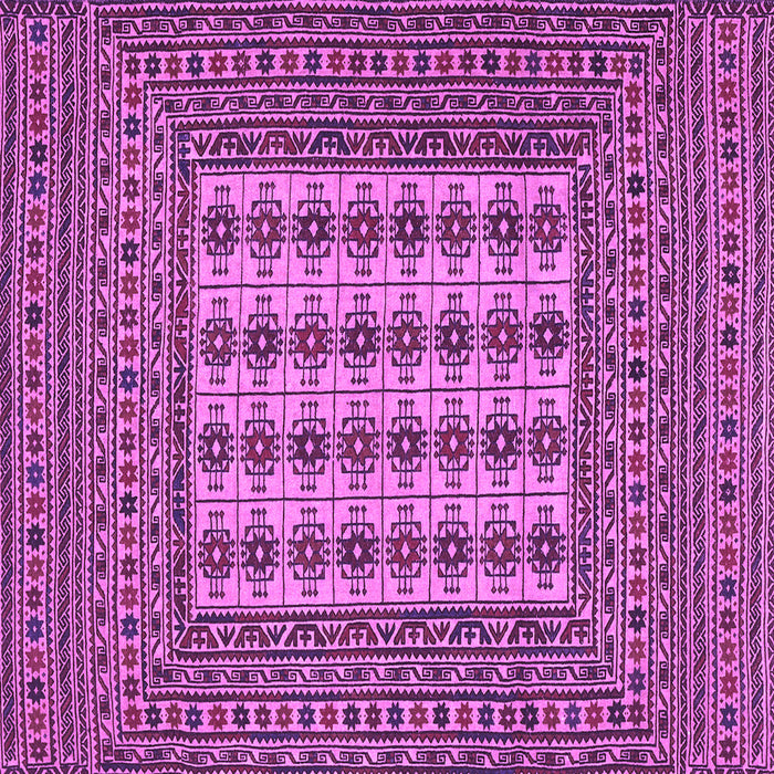 Square Persian Purple Traditional Rug, tr2765pur