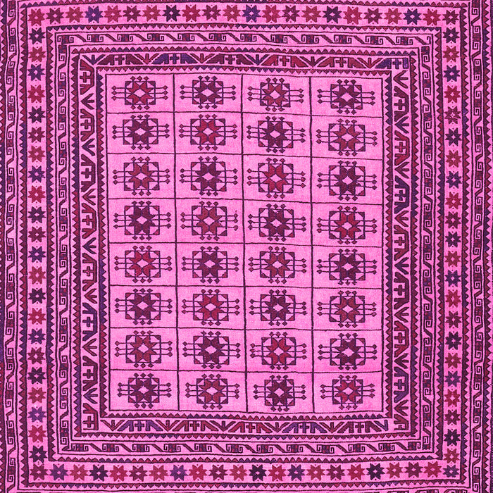 Machine Washable Persian Pink Traditional Rug, wshtr2765pnk
