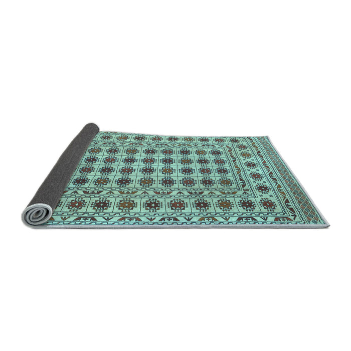 Sideview of Persian Light Blue Traditional Rug, tr2766lblu