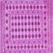 Square Persian Purple Traditional Rug, tr2766pur