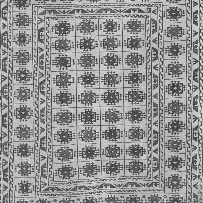 Serging Thickness of Machine Washable Persian Gray Traditional Rug, wshtr2766gry