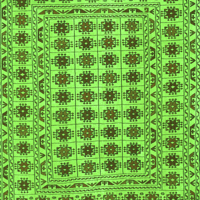 Serging Thickness of Machine Washable Persian Green Traditional Area Rugs, wshtr2766grn
