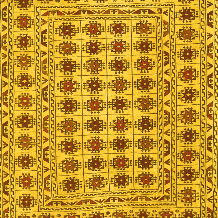Machine Washable Persian Yellow Traditional Rug, wshtr2766yw