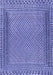 Southwestern Blue Country Rug, tr2767blu