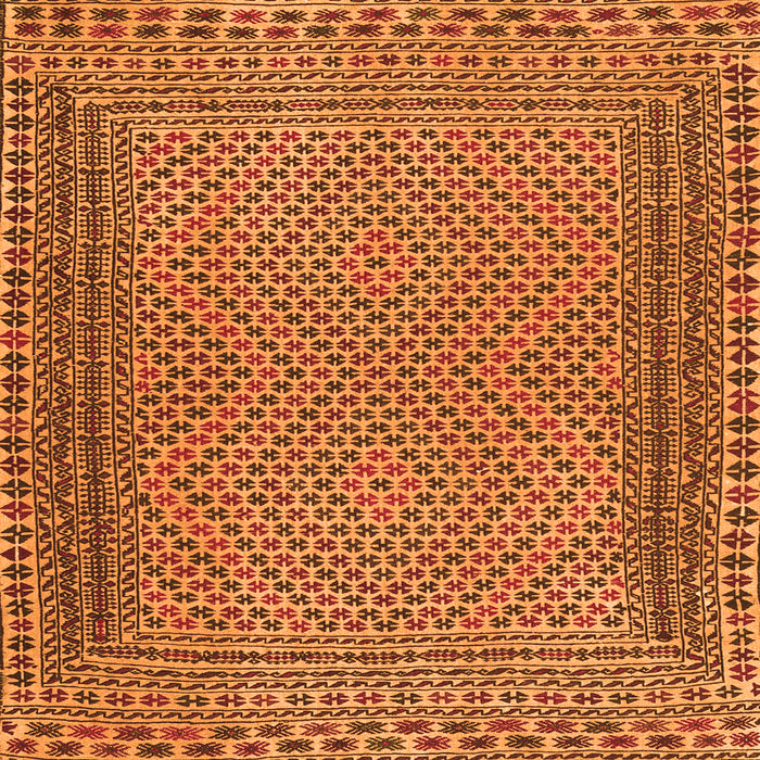 Serging Thickness of Southwestern Orange Country Rug, tr2767org