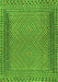 Southwestern Green Country Rug, tr2767grn