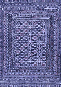 Southwestern Blue Country Rug, tr2768blu