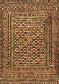 Southwestern Brown Country Rug, tr2768brn