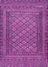 Southwestern Purple Country Rug, tr2768pur