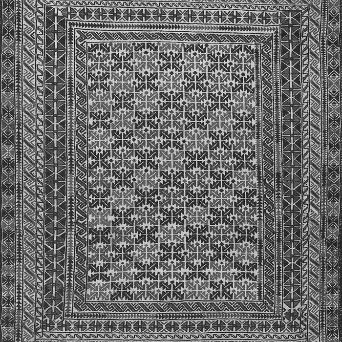 Southwestern Gray Country Rug, tr2768gry