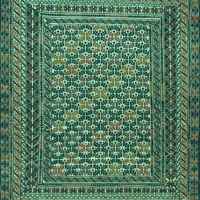 Southwestern Turquoise Country Rug, tr2768turq