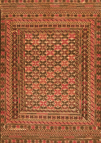 Southwestern Orange Country Rug, tr2768org